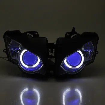 Custom Projector Conversion Front Headlight Blue Demon Withe Angel Eyes HID Assembled For Honda CBR1000RR 2008-2011
Custom Projector Conversion Front Headlight Blue Demon Withe Angel Eyes HID Assembled For Honda CBR1000RR 2008-2011