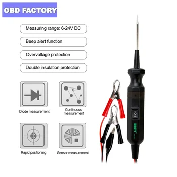 

DY18 Car Circuit Tester Power Probe Automotive Diagnostic Tool 12V 24V Electrical Current Voltage Integrated Power Scanner