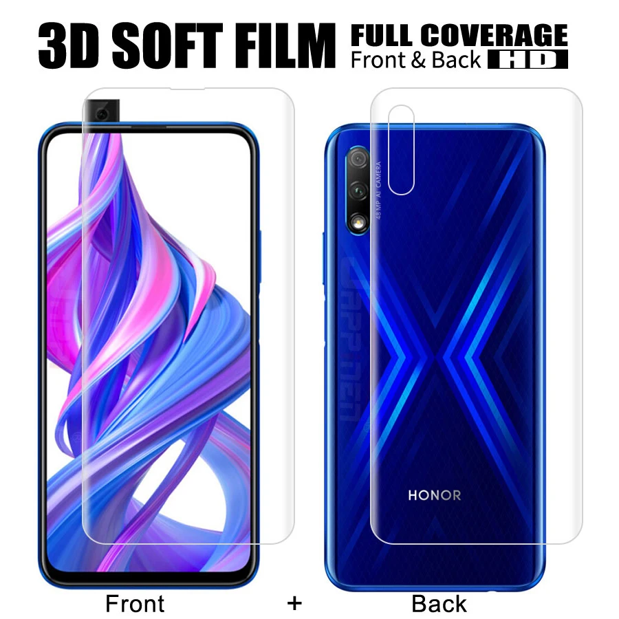 Front + Back 3D Soft Screen Protector TPU Film For Huawei Honor 9X 20 Pro 8X Max Hydrogel Film For Honor 20 Lite Protective Film
Front + Back 3D Soft Screen Protector TPU Film For Huawei Honor 9X 20 Pro 8X Max Hydrogel Film For Honor 20 Lite Protective Film
