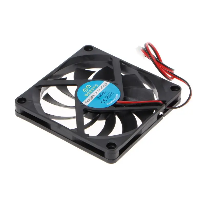 24V 2-Pin 80x80x10mm PC Computer CPU System Heatsink Brushless Cooling Fan 8010 B95C
24V 2-Pin 80x80x10mm PC Computer CPU System Heatsink Brushless Cooling Fan 8010 B95C