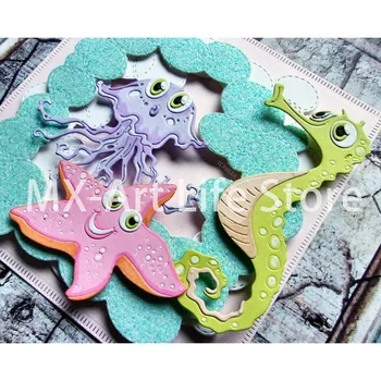 2020 Fish Starfish Crab Shell Jellyfish Metal Cutting Dies Marine Life Ocean Series Stencil for DIY Scrapbooking Decorative
2020 Fish Starfish Crab Shell Jellyfish Metal Cutting Dies Marine Life Ocean Series Stencil for DIY Scrapbooking Decorative