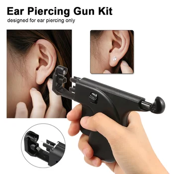 Superior Plastic Ear Piercing Gun Kit Sterile Safety Ear Pierce Gun Set with Stainless Steel & Plastic Ear Studs Earrings Tools
Superior Plastic Ear Piercing Gun Kit Sterile Safety Ear Pierce Gun Set with Stainless Steel & Plastic Ear Studs Earrings Tools