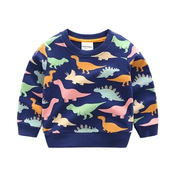 Children's clothing cartoon sweater sports jacket children's pullover casual dinosaur shirt
Children's clothing cartoon sweater sports jacket children's pullover casual dinosaur shirt