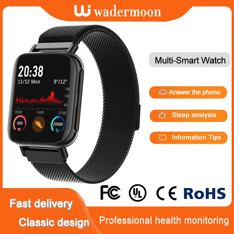 Smart Phone Watch Wristband Bluetooth 5.1 Heart Rate Blood Pressure Smartband Health Monitoring Pedometer Bracelet Watch Call
Smart Phone Watch Wristband Bluetooth 5.1 Heart Rate Blood Pressure Smartband Health Monitoring Pedometer Bracelet Watch Call