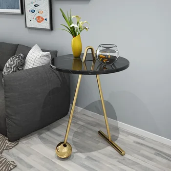 Nordic marble living room sofa corner several modern minimalist bedroom leisure mini storage round table coffee table 
Nordic marble living room sofa corner several modern minimalist bedroom leisure mini storage round table coffee table