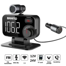 Bluetooth Car Kit FM transmitter Car MP3 Player TF Card Lossless Music Car Charger Fast Charge Noise Reduction Call Bluetooth Car Kit FM transmitter Car MP3 Player TF Card Lossless Music Car Charger Fast Charge Noise Reduction Call