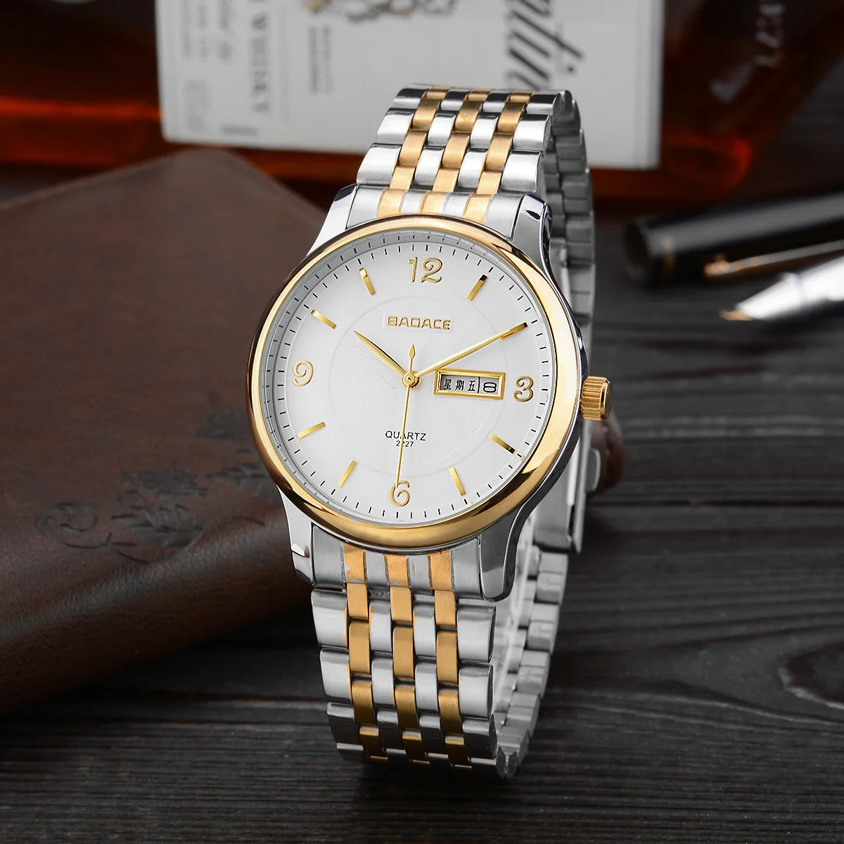 Badace Baode City Men Top Grade Three Needle Calendar Waterproof Classic Quartz Watch
Badace Baode City Men Top Grade Three Needle Calendar Waterproof Classic Quartz Watch
