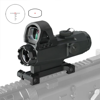Tactical 4x24 Rifle Scope Lens with Red Dot HAMR Mark 4 High Accuracy Multi-Range Riflescope
Tactical 4x24 Rifle Scope Lens with Red Dot HAMR Mark 4 High Accuracy Multi-Range Riflescope