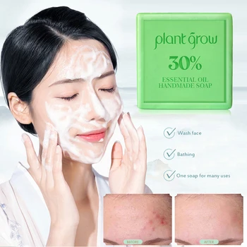 Tea Tree Essential Oil Face Cleaner Bath Soap Anti-Acne Mites Removal Deep Cleansing Handmade Soap 100g Dropshipping TSLM1
Tea Tree Essential Oil Face Cleaner Bath Soap Anti-Acne Mites Removal Deep Cleansing Handmade Soap 100g Dropshipping TSLM1
