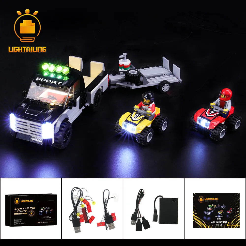 LIGHTAILING LED Light Kit For CITY Series ATV Race Team Lighting Set Compatible With 60148 (NOT Include The Model)
LIGHTAILING LED Light Kit For CITY Series ATV Race Team Lighting Set Compatible With 60148 (NOT Include The Model)