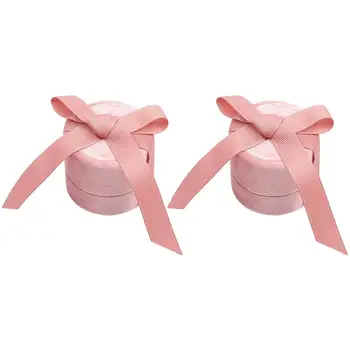 2Pc Ring Box Fashion Simple Round Flannelette Organizer Storage Box Display Case for Valentine's Day Gift Chrismas Present
2Pc Ring Box Fashion Simple Round Flannelette Organizer Storage Box Display Case for Valentine's Day Gift Chrismas Present