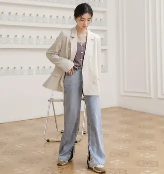 Female Suit Collar Jacket Fashion Suit Coat Women Blazers Short Coat 2020 Spring Autumn New Office Ladies Slim Outerwear
Female Suit Collar Jacket Fashion Suit Coat Women Blazers Short Coat 2020 Spring Autumn New Office Ladies Slim Outerwear