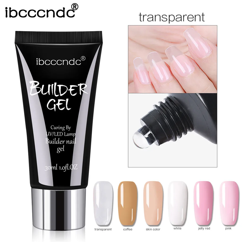 30ML Nail Acrylic Poly UV Gel Pink Clear Crystal UV LED Builder Gel Tips Enhancement Slip Solution Quick Extension Gel #h
30ML Nail Acrylic Poly UV Gel Pink Clear Crystal UV LED Builder Gel Tips Enhancement Slip Solution Quick Extension Gel #h