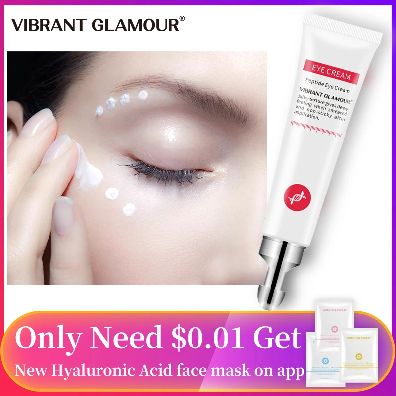 VIBRANT GLAMOUR Eye Cream Peptide Collagen Serum Anti-Wrinkle Anti-Age Remover Dark Circles Eye Care Against Puffiness And Bags
VIBRANT GLAMOUR Eye Cream Peptide Collagen Serum Anti-Wrinkle Anti-Age Remover Dark Circles Eye Care Against Puffiness And Bags