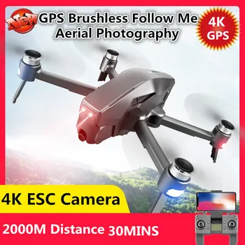 Professional GPS Follow Me Brushless Remote Control Quadcopter 5G 2KM 30Mins Long Time 4K ESC Camera WIFI FPV RC Drone VS F11 X6
Professional GPS Follow Me Brushless Remote Control Quadcopter 5G 2KM 30Mins Long Time 4K ESC Camera WIFI FPV RC Drone VS F11 X6