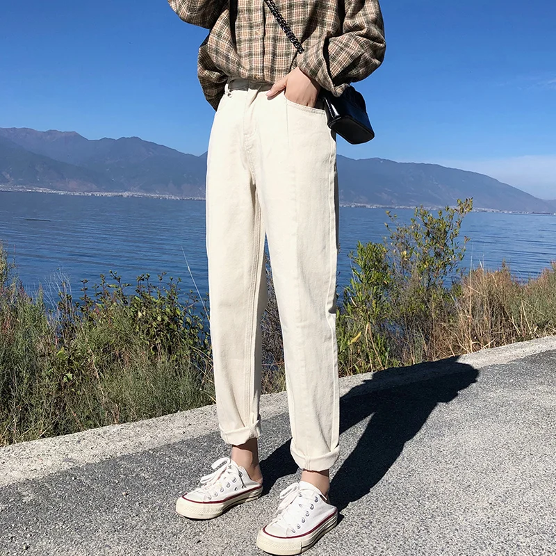 Mom Jeans Women High Waist Denim Pants Casual Plus Size Boyfriend Jeans for Women Wash Cotton 2020 Fashion Streetwear Trousers
Mom Jeans Women High Waist Denim Pants Casual Plus Size Boyfriend Jeans for Women Wash Cotton 2020 Fashion Streetwear Trousers