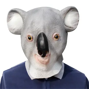 Koala Mask Simulation Animal Head Mask Latex Mask Performance Props For Easter Halloween Costume Party Props For Men Women 
Koala Mask Simulation Animal Head Mask Latex Mask Performance Props For Easter Halloween Costume Party Props For Men Women