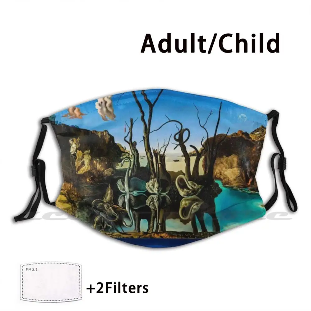 Светоотражающая маска слонов Swans, моющийся фильтр для самостоятельной сборки Pm2.5, рот, трендовые Лебеди Сальвадора Дали, отражающие Лебеди слонов
Светоотражающая маска слонов Swans, моющийся фильтр для самостоятельной сборки Pm2.5, рот, трендовые Лебеди Сальвадора Дали, отражающие Лебеди слонов