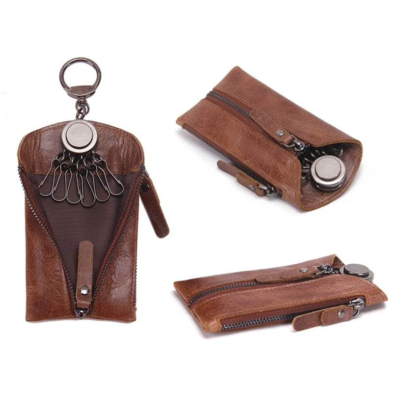 Genuine Leather Key Wallet Men Folding Remote Car Key Chain Holder Case Organizer Auto Key Protection Cover For 3 Colors
Genuine Leather Key Wallet Men Folding Remote Car Key Chain Holder Case Organizer Auto Key Protection Cover For 3 Colors