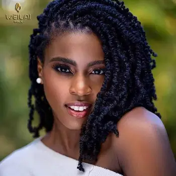 WEILAI 8"Spring Twist Crochet Hair Synthetic Ombre Braiding Hair Extensions For Black Women Fluffy Brown Blonde Passion Twist
WEILAI 8"Spring Twist Crochet Hair Synthetic Ombre Braiding Hair Extensions For Black Women Fluffy Brown Blonde Passion Twist