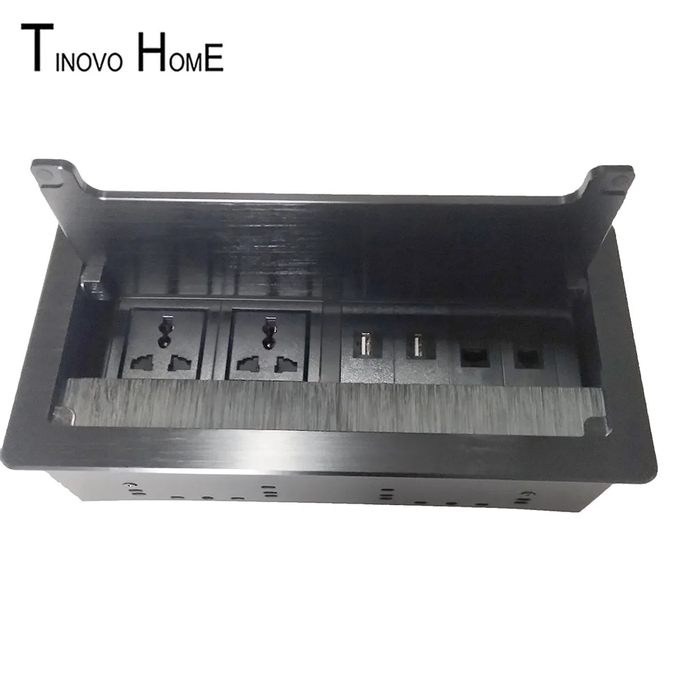 Desktop socket / aluminum alloy wire drawing panel / flip / dustproof / function module can be customized USB network interface
Desktop socket / aluminum alloy wire drawing panel / flip / dustproof / function module can be customized USB network interface
