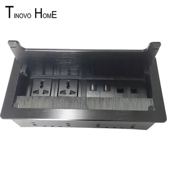 Desktop socket / aluminum alloy wire drawing panel / flip / dustproof / function module can be customized USB network interface
Desktop socket / aluminum alloy wire drawing panel / flip / dustproof / function module can be customized USB network interface