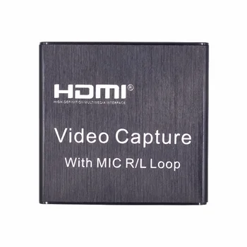 1080P USB 2.0 60FPS HDMI Video Capture Card Video Grabber Record Box Streaming Adapter with Mic R/L Loop For PS4/Xbox Live Broad
1080P USB 2.0 60FPS HDMI Video Capture Card Video Grabber Record Box Streaming Adapter with Mic R/L Loop For PS4/Xbox Live Broad