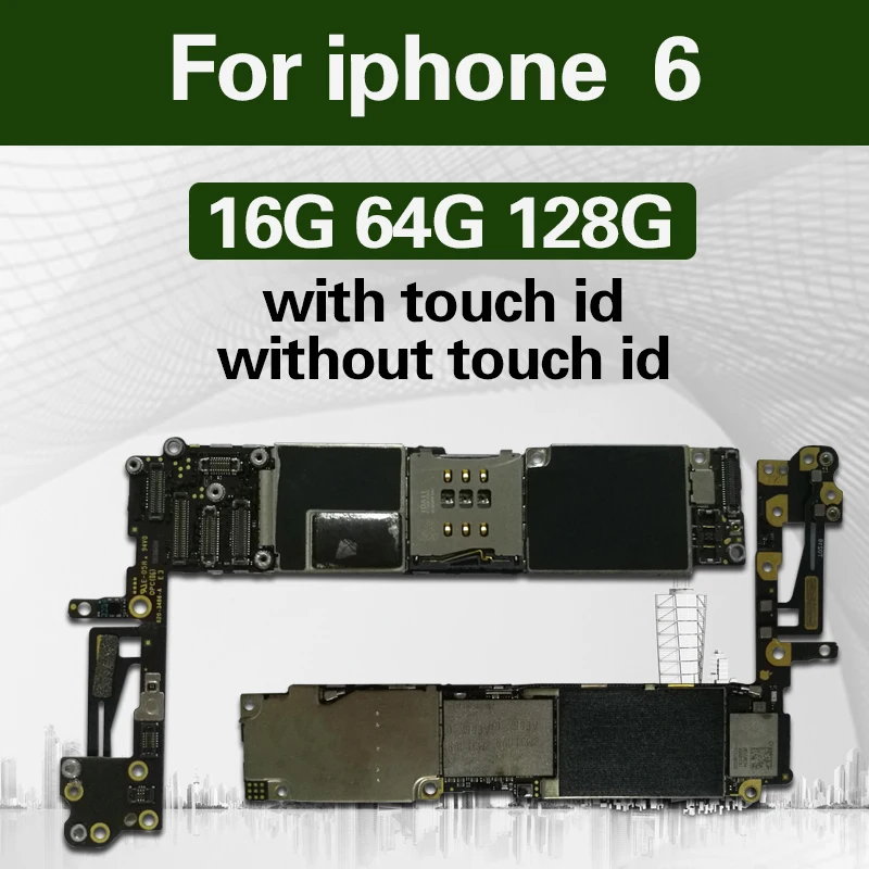 100% Original unlocked for iphone 6 Motherboard With Touch ID/without Touch ID,for iphone 6 Logic boards,16gb / 64gb / 128gb
100% Original unlocked for iphone 6 Motherboard With Touch ID/without Touch ID,for iphone 6 Logic boards,16gb / 64gb / 128gb