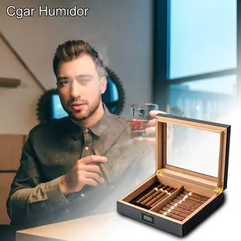 Cedar Wood Cigar Humidor Travel Portable Leather Cigar Case Cigars Box With Thermometer Lighter Cutter Humidifier Humidor Box
Cedar Wood Cigar Humidor Travel Portable Leather Cigar Case Cigars Box With Thermometer Lighter Cutter Humidifier Humidor Box