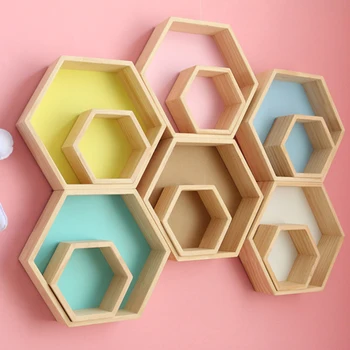 1 Big+1 Small Hexagon Wooden Shelves Decorative Wall Storage Rack Floating Shelves Decoration Room Decoration JJJSN11302
1 Big+1 Small Hexagon Wooden Shelves Decorative Wall Storage Rack Floating Shelves Decoration Room Decoration JJJSN11302