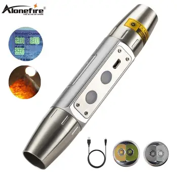 AloneFire SV340 LED flashlight Identification Jade usb rechargeable waterproof Torch Jewelry ID Currency Passport Detector
AloneFire SV340 LED flashlight Identification Jade usb rechargeable waterproof Torch Jewelry ID Currency Passport Detector