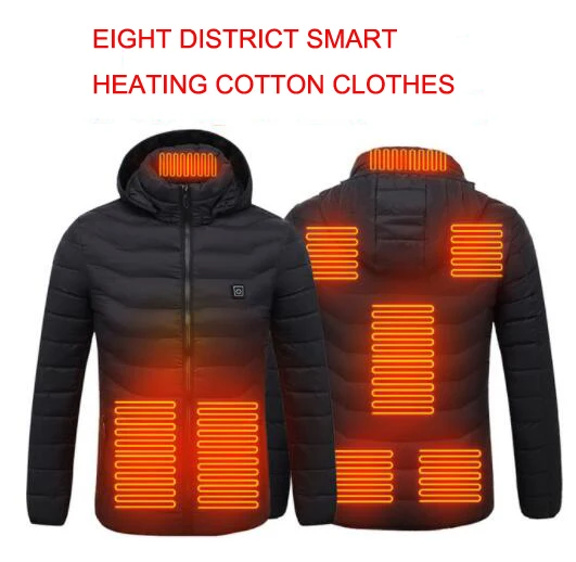 Men Women Heated Jackets Outdoor Vest Coat USB Electric Long Sleeves8 Heated Area Heating Hooded Jackets Warm Winter Thermal
Men Women Heated Jackets Outdoor Vest Coat USB Electric Long Sleeves8 Heated Area Heating Hooded Jackets Warm Winter Thermal