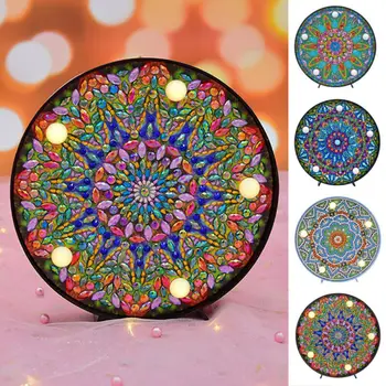 DIY Diamond Painting Light Embroidery Mandala Cross Craft Stitch LED Night Lamp
DIY Diamond Painting Light Embroidery Mandala Cross Craft Stitch LED Night Lamp