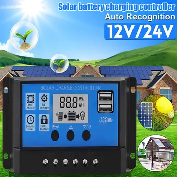 2 USB Solaire MPPT 12V/24V Mppt Solar Regulator 40A 60A 100A Mppt Solar Charge Controller 30A Auto Focus Tracking AU
2 USB Solaire MPPT 12V/24V Mppt Solar Regulator 40A 60A 100A Mppt Solar Charge Controller 30A Auto Focus Tracking AU