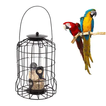 Bird Feeder Large Outdoor Iron Cage Wild Bird Feeder Hanging Automatic Bird Feeding Tool
Bird Feeder Large Outdoor Iron Cage Wild Bird Feeder Hanging Automatic Bird Feeding Tool