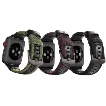 Adjustable Watch Band Military Replacement Canvas Strap for Apple Watch iWatch 38mm / 42mm
Adjustable Watch Band Military Replacement Canvas Strap for Apple Watch iWatch 38mm / 42mm