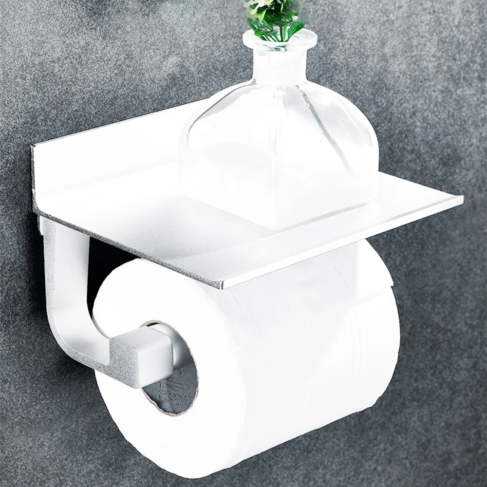2-in-1 Wall Mounted Toilet Paper Holder with Shelf Retractable Paper Towel Dispenser Bathroom Toilet Tissue Roll Storage Rack
2-in-1 Wall Mounted Toilet Paper Holder with Shelf Retractable Paper Towel Dispenser Bathroom Toilet Tissue Roll Storage Rack