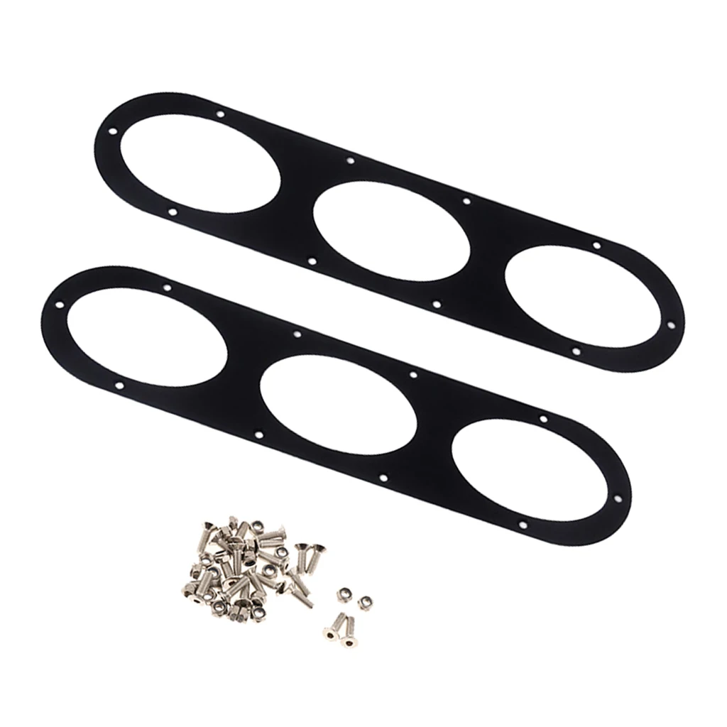 2Pcs Universal Rear Bumper Diffuser Panel Air Diversion Diffuser Panel for Car Race Black with Screw Accessories 390x100x1mm 2Pcs Universal Rear Bumper Diffuser Panel Air Diversion Diffuser Panel for Car Race Black with Screw Accessories 390x100x1mm