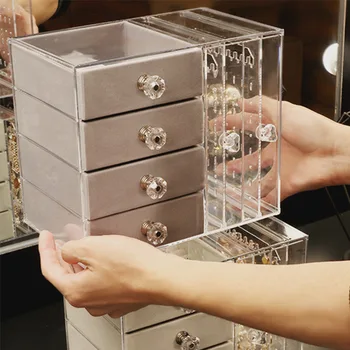 Home Desktop Ear Stud Ornament Necklace Storage Rack Multilayer Jewlery Box Ornament Hanging Earrings Jewelry Box
Home Desktop Ear Stud Ornament Necklace Storage Rack Multilayer Jewlery Box Ornament Hanging Earrings Jewelry Box