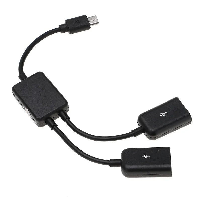 

Micro USB to 2-Port USB 2.0 HUB OTG Adapter for Samsung Note Galaxy For Other Android Phones