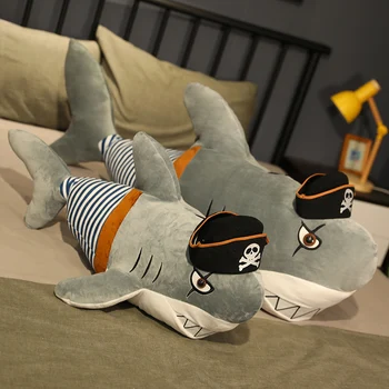 New Arrival Pirate Shark Pillow Plush Toy Full Filling Stuffed Shark Plush Toy Stuffed Cushion for Kids Birthday Gifts
New Arrival Pirate Shark Pillow Plush Toy Full Filling Stuffed Shark Plush Toy Stuffed Cushion for Kids Birthday Gifts