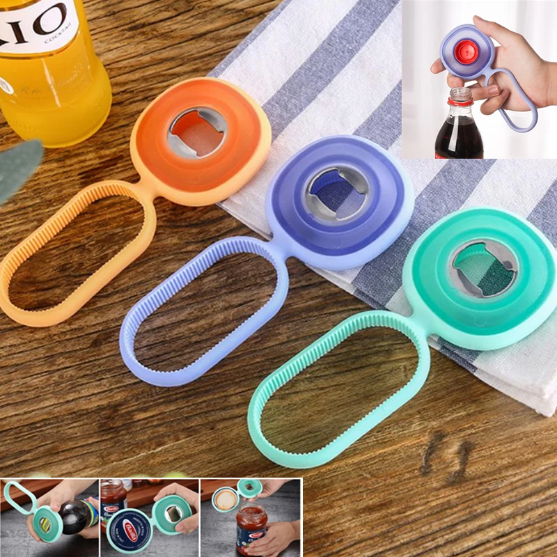 2019 New Creative Multi-function Beer Bottle Opener Silicone Non-slip Portable Hanging Screw Cap Beer Bottles Openers with Gear
2019 New Creative Multi-function Beer Bottle Opener Silicone Non-slip Portable Hanging Screw Cap Beer Bottles Openers with Gear
