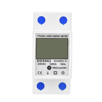 Electricity Power Energy Meter 1 Phase 2 Wire Energy Meter Watt Meter Analyzer Electricity Monitor Smart Home House Automation
Electricity Power Energy Meter 1 Phase 2 Wire Energy Meter Watt Meter Analyzer Electricity Monitor Smart Home House Automation