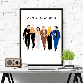 Wall Art Classic Friends TV Series Movie Art Canvas Posters Print Painting Modern Pictures for Living Room Bedroom Home Decor
Wall Art Classic Friends TV Series Movie Art Canvas Posters Print Painting Modern Pictures for Living Room Bedroom Home Decor