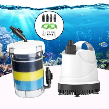 15W 220V-240V Fish Tank Filter Ultra-quiet External Aquarium Filter Bucket Aquarium Filter Pump LW602 LW603 w/Sponge Accessories
15W 220V-240V Fish Tank Filter Ultra-quiet External Aquarium Filter Bucket Aquarium Filter Pump LW602 LW603 w/Sponge Accessories