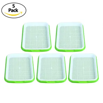 10pcs Germinator Tray Garden Seed Sprouter Tray Plastic Soil Free Capacity Wheat Grass Grass Grow Box
10pcs Germinator Tray Garden Seed Sprouter Tray Plastic Soil Free Capacity Wheat Grass Grass Grow Box