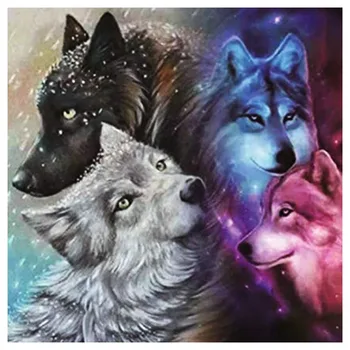 Full Square/Round Drill DIY Diamond 3D Embroidery a few wolves of different colors
Full Square/Round Drill DIY Diamond 3D Embroidery a few wolves of different colors