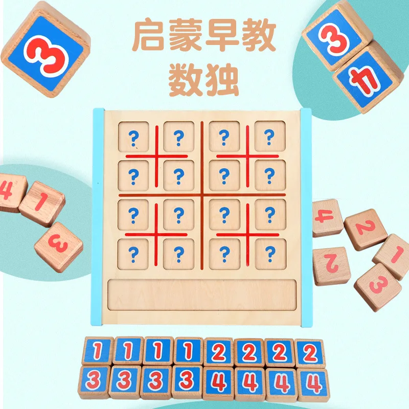 Sudoku Sudoku with Numbers Board Game Young STUDENT'S Mathematics Intelligence Computing Board Parent And Child Interactive Toy
Sudoku Sudoku with Numbers Board Game Young STUDENT'S Mathematics Intelligence Computing Board Parent And Child Interactive Toy