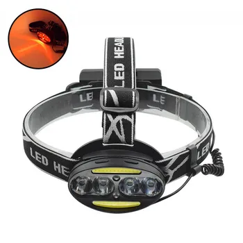 4*XML T6 White+2*COB White+2*Red Led Headlamp Waterproof 18650 Headlight Rechargeable 7 Modes Head Lamp Frontal Flashlight
4*XML T6 White+2*COB White+2*Red Led Headlamp Waterproof 18650 Headlight Rechargeable 7 Modes Head Lamp Frontal Flashlight