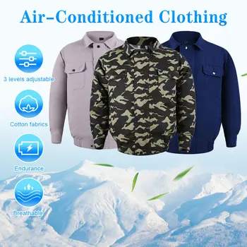 Summer Cooling Air-conditioning Clothes with Fan Clothes USB Charging Fan Clothes Outdoor Fishing Clothes
Summer Cooling Air-conditioning Clothes with Fan Clothes USB Charging Fan Clothes Outdoor Fishing Clothes